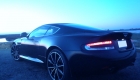 Aston Martin DB9 GT de profil, ligne inimitable !